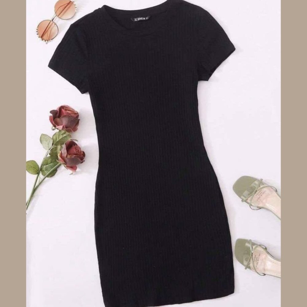 BLACK CASUAL DRESS